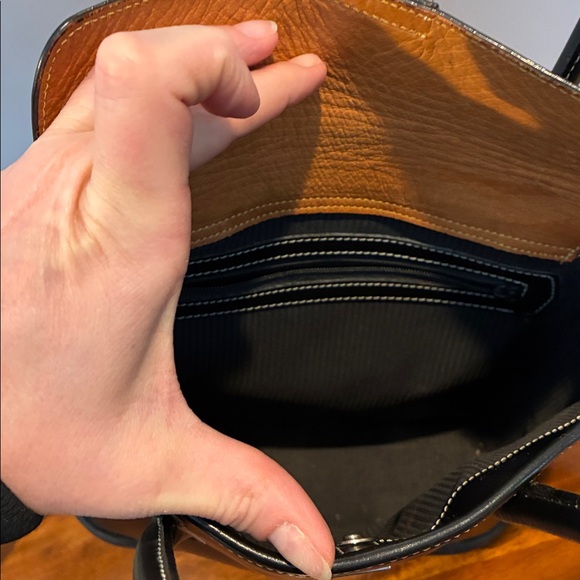 Dooney & Bourke Black Leather Handbag - Picture 8 of 12